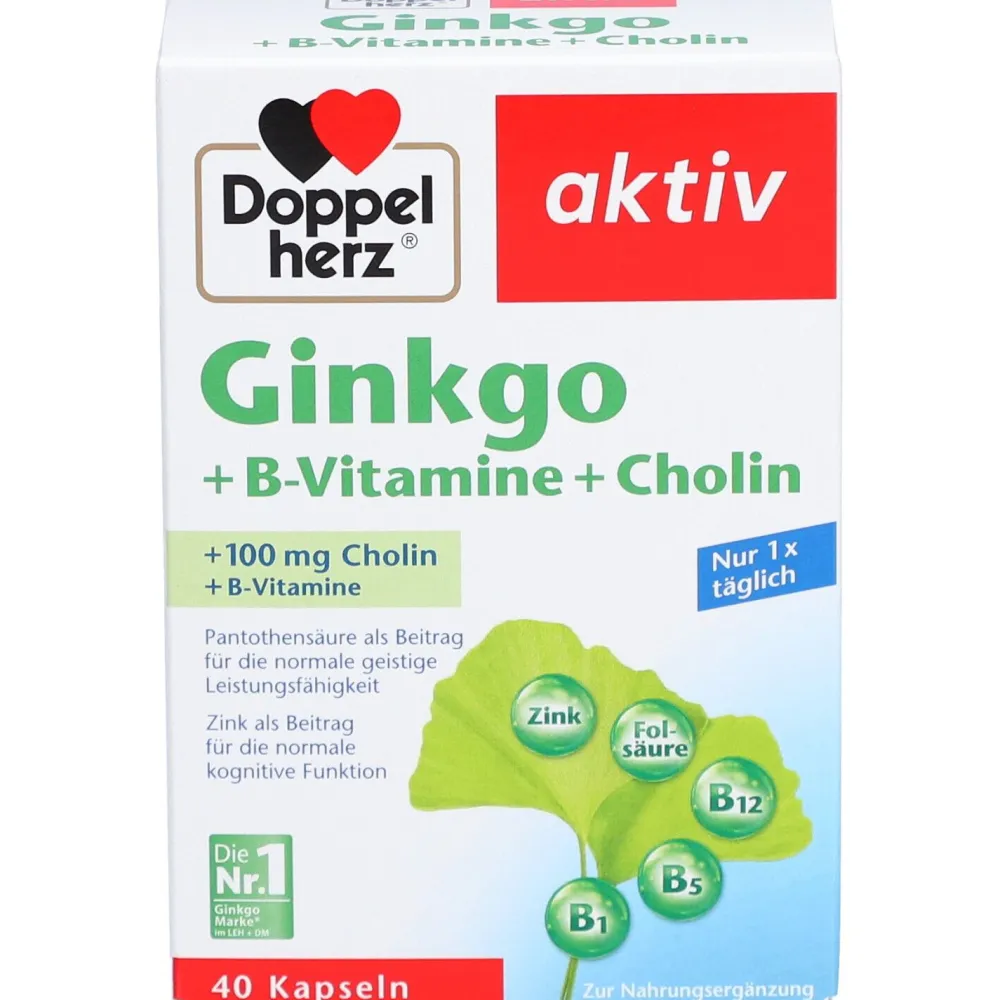 Ⓡ Ginkgo + B-Vitamine + Cholin>Doppelherz Clearance