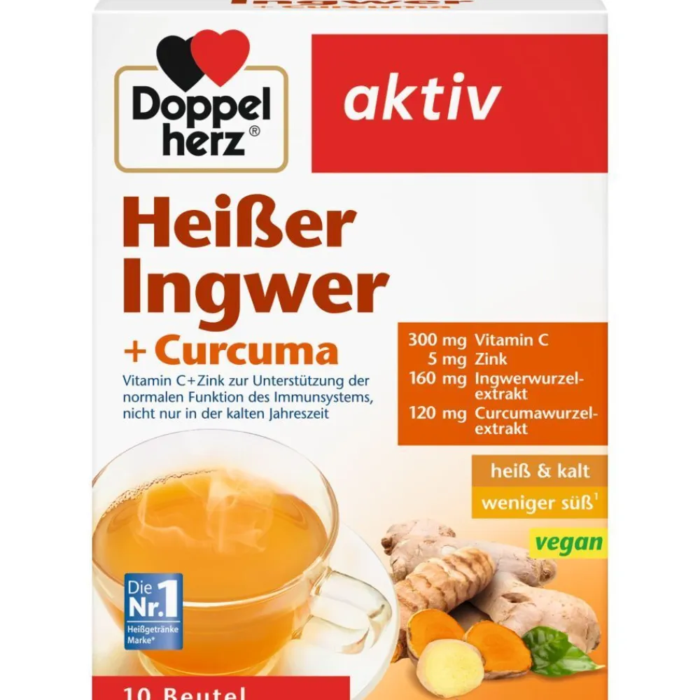 Heißer Ingwer + Curcuma|Doppelherz New