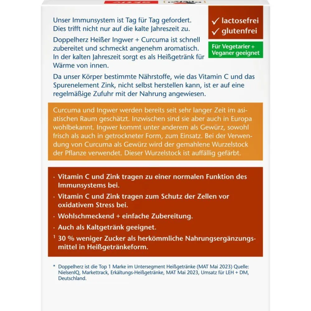 Heißer Ingwer + Curcuma|Doppelherz New
