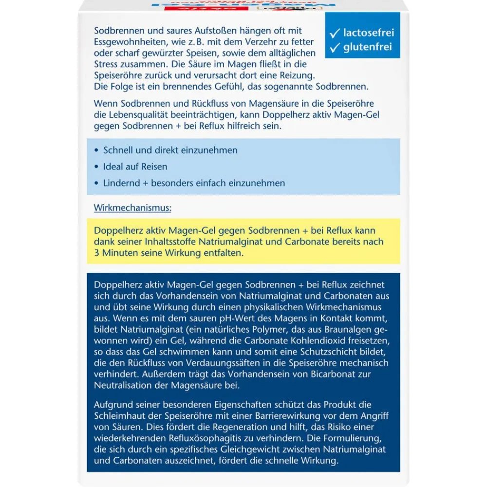 ® Magen-Gel gegen Sodbrennen + bei Reflux|Doppelherz Clearance