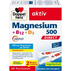 ® Magnesium 500 +B12 + D3 Direct Depot>Doppelherz Discount