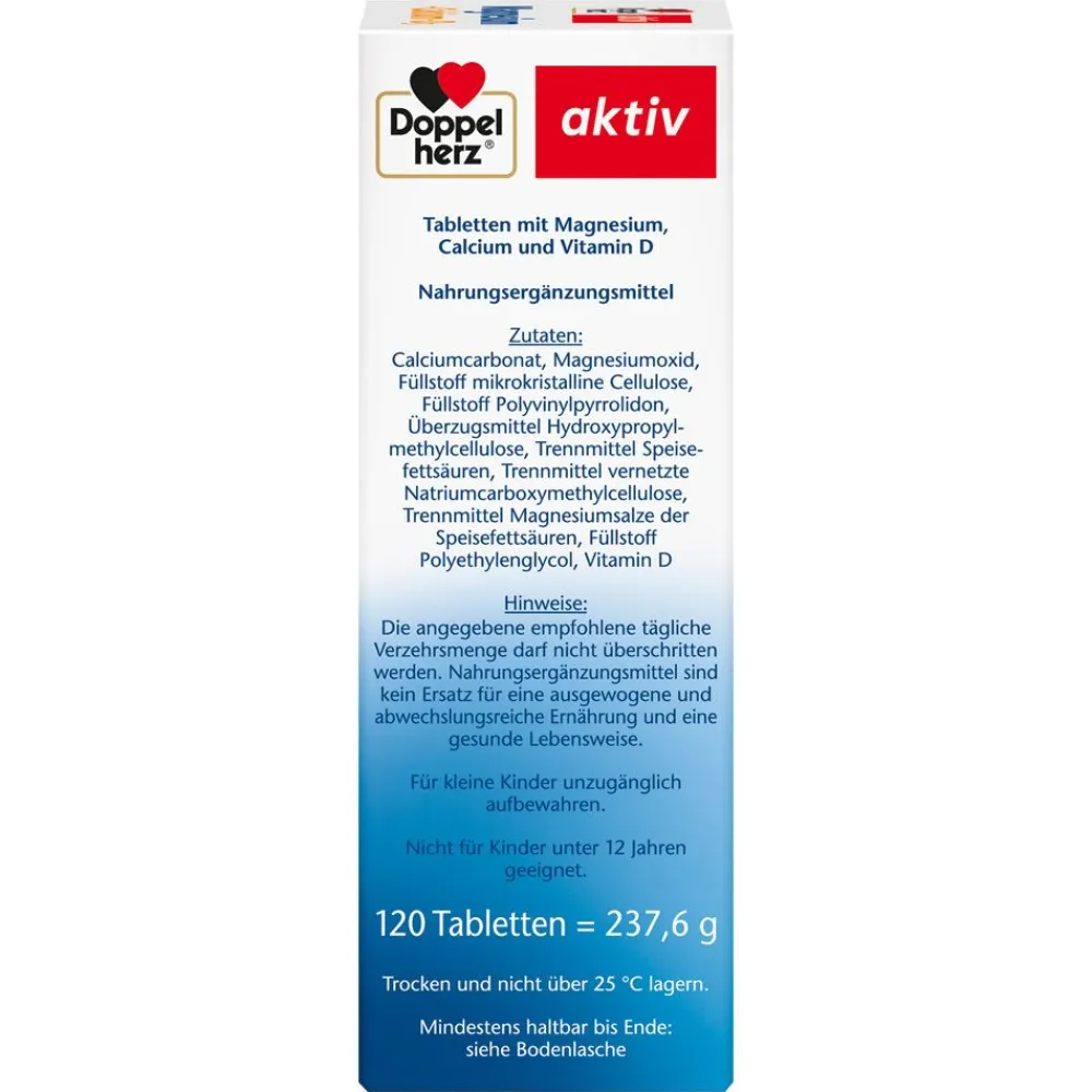 Magnesium + Calcium + D3 - Jetzt 20% mit dem Code 20 sparen*|Doppelherz Outlet