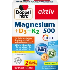 ® Magnesium + D3 + K2 500|Doppelherz Clearance