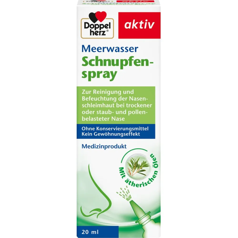 ® Meerwasser Schnupfenspray|Doppelherz Hot