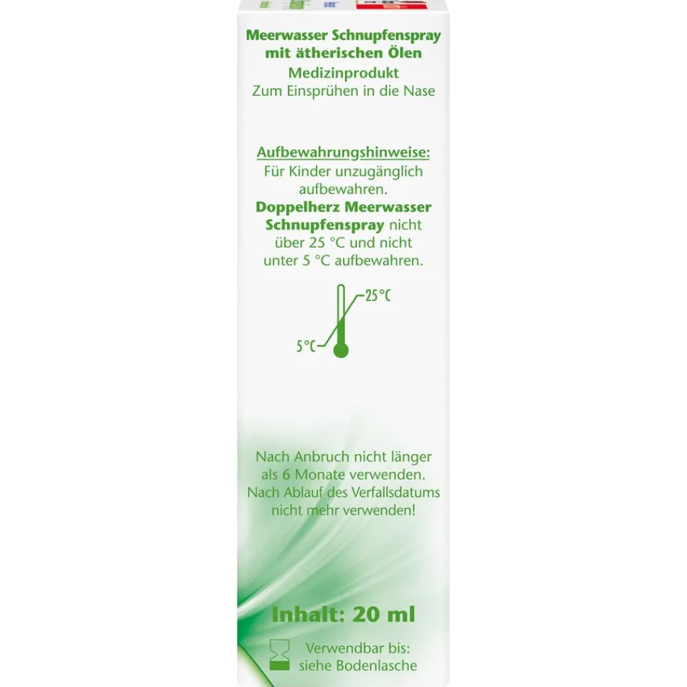 ® Meerwasser Schnupfenspray|Doppelherz Hot