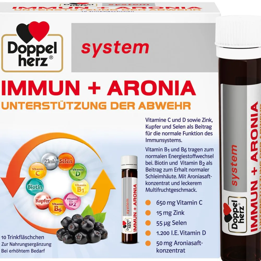 ® system IMMUN + ARONIA>Doppelherz Hot