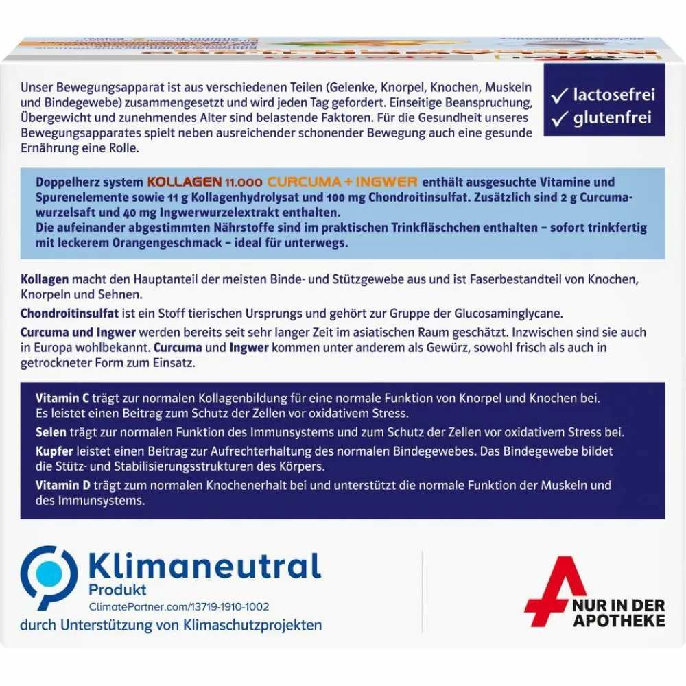 ® system KOLLAGEN 11.000 CURCUMA + INGWER>Doppelherz New