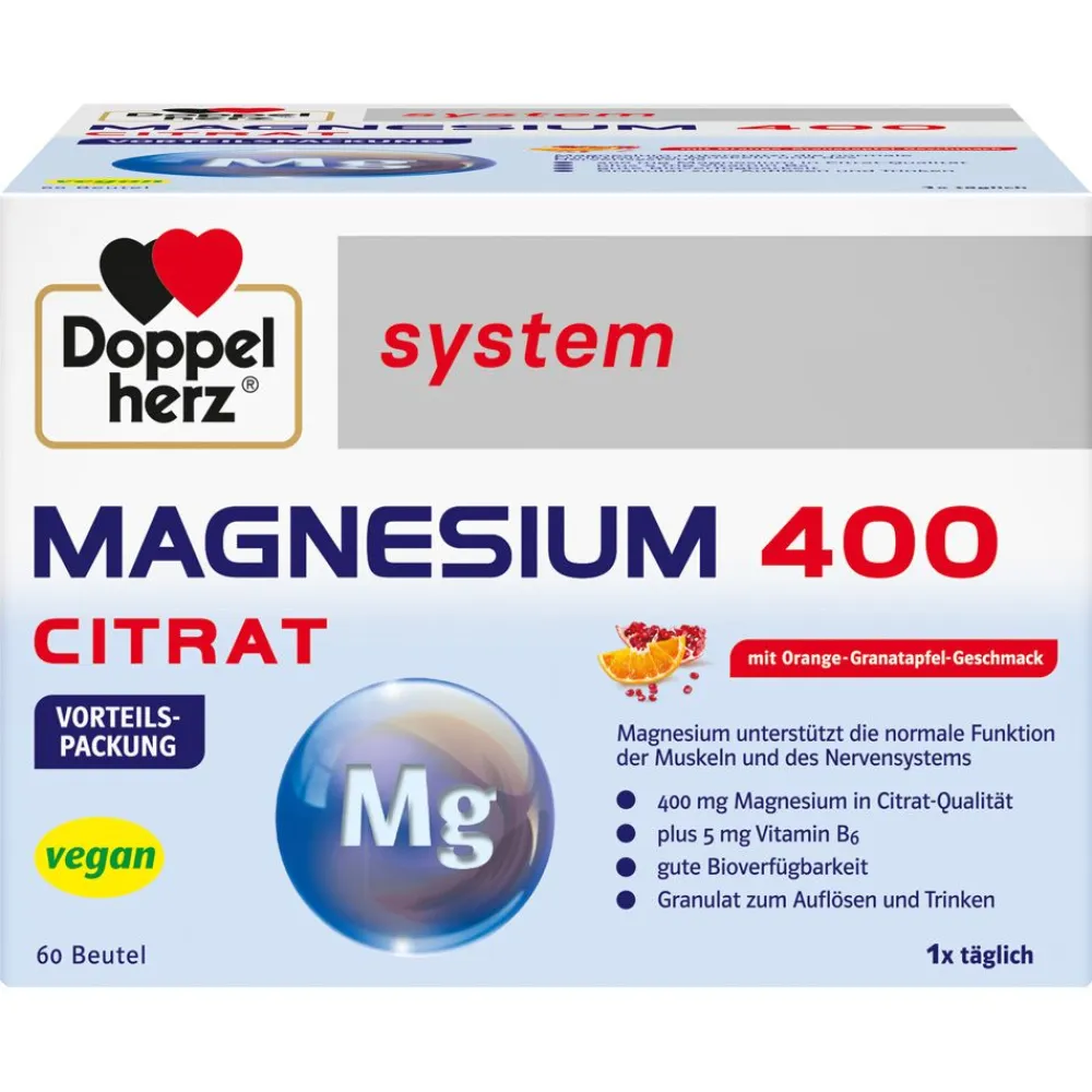 ® system MAGNESIUM 400 CITRAT|Doppelherz Sale