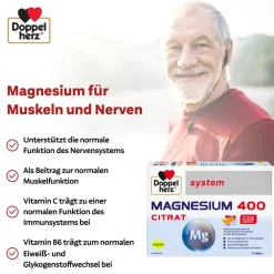 ® system MAGNESIUM 400 CITRAT|Doppelherz Sale