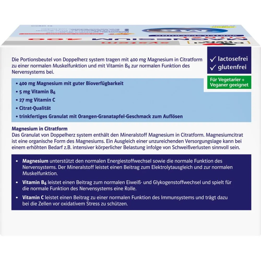 ® system MAGNESIUM 400 CITRAT|Doppelherz Sale