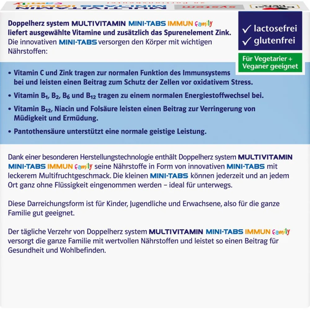 ® system MULTIVITAMIN MINI-TABS Family mit Multivitamingeschmack>Doppelherz Online