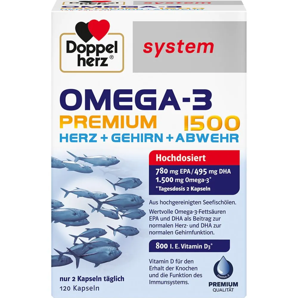 ® system Omega-3 Premium 1500|Doppelherz
