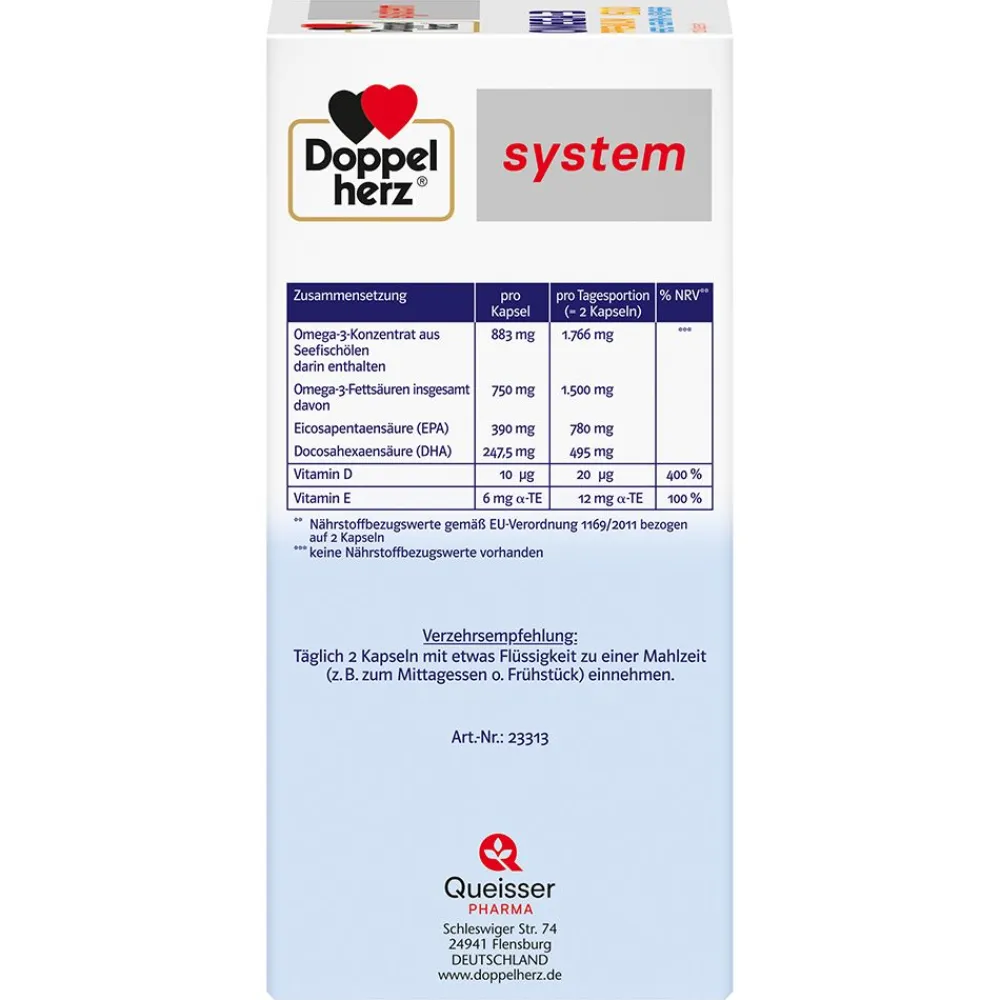 ® system Omega-3 Premium 1500|Doppelherz