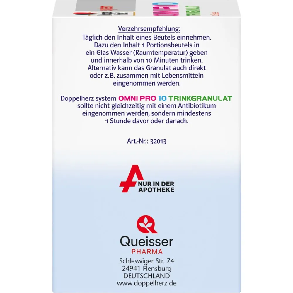system OMNI PRO 10 TRINKGRANULAT>Doppelherz Clearance