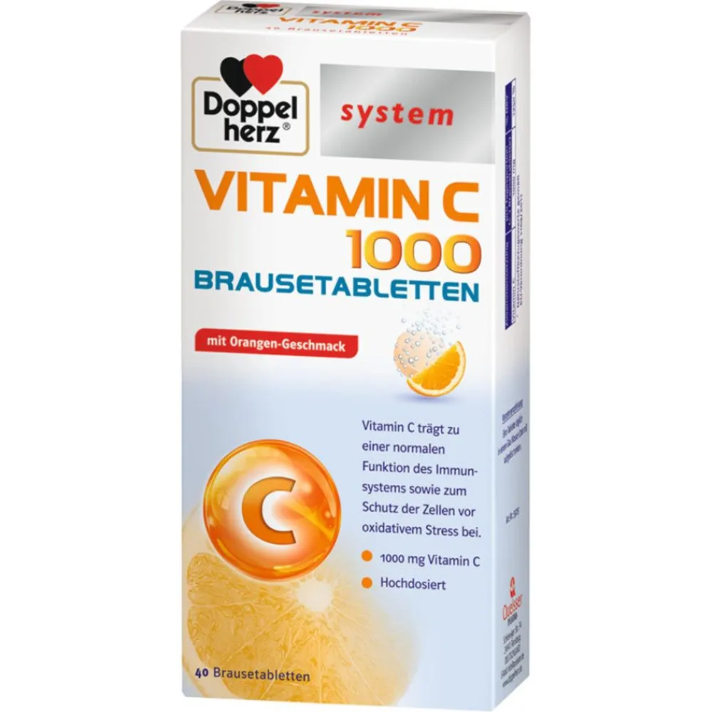 ® system VITAMIN C 1000 Braustebletten|Doppelherz Discount