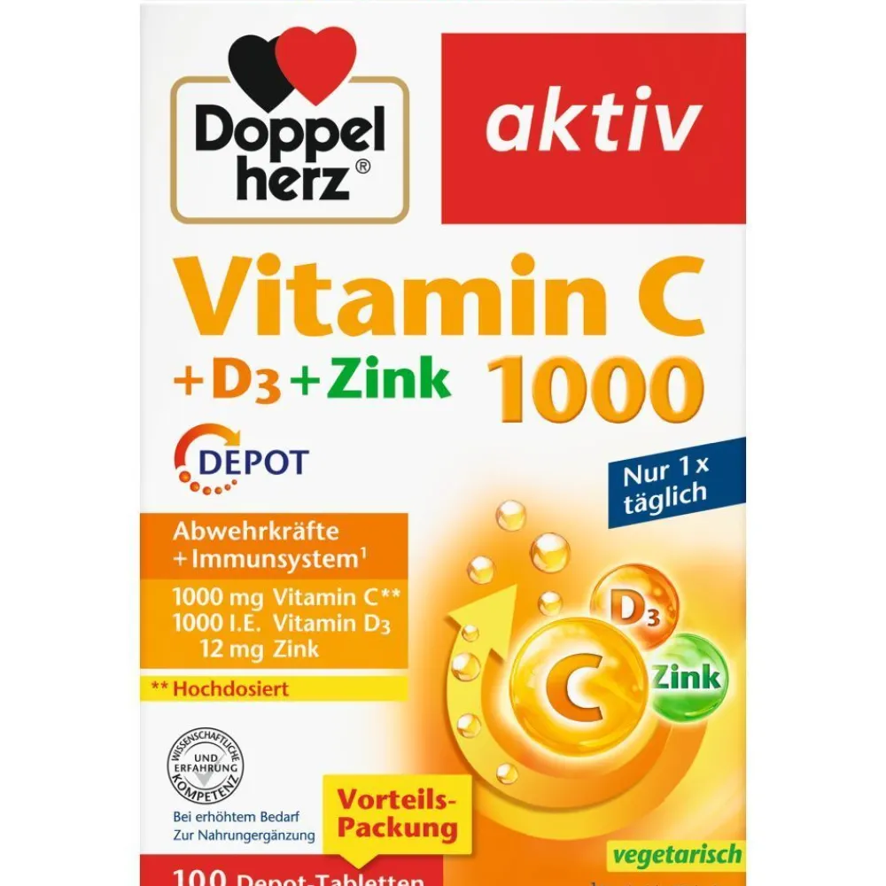 ® Vitamin C 1000 - Jetzt 20% mit dem Code 20 sparen*>Doppelherz