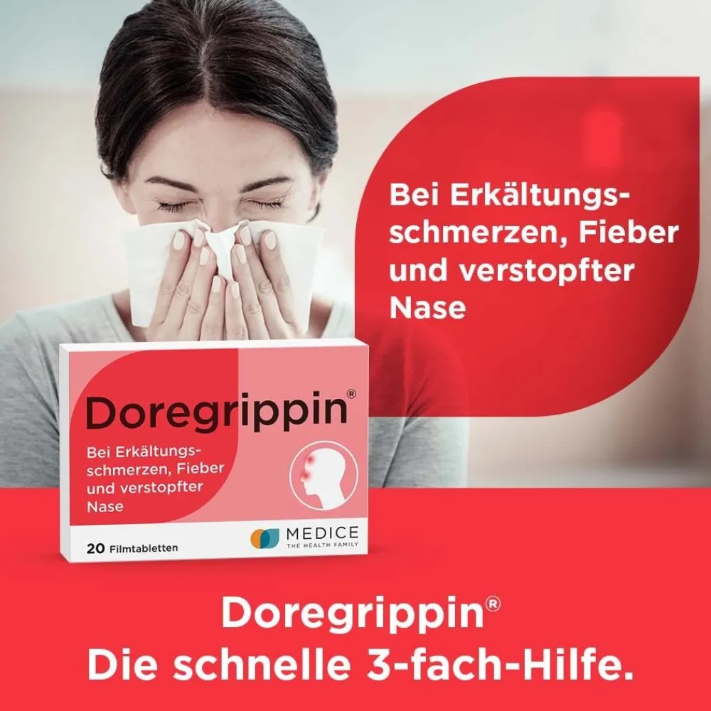 Tabletten bei Erkältungsschmerzen|Doregrippin