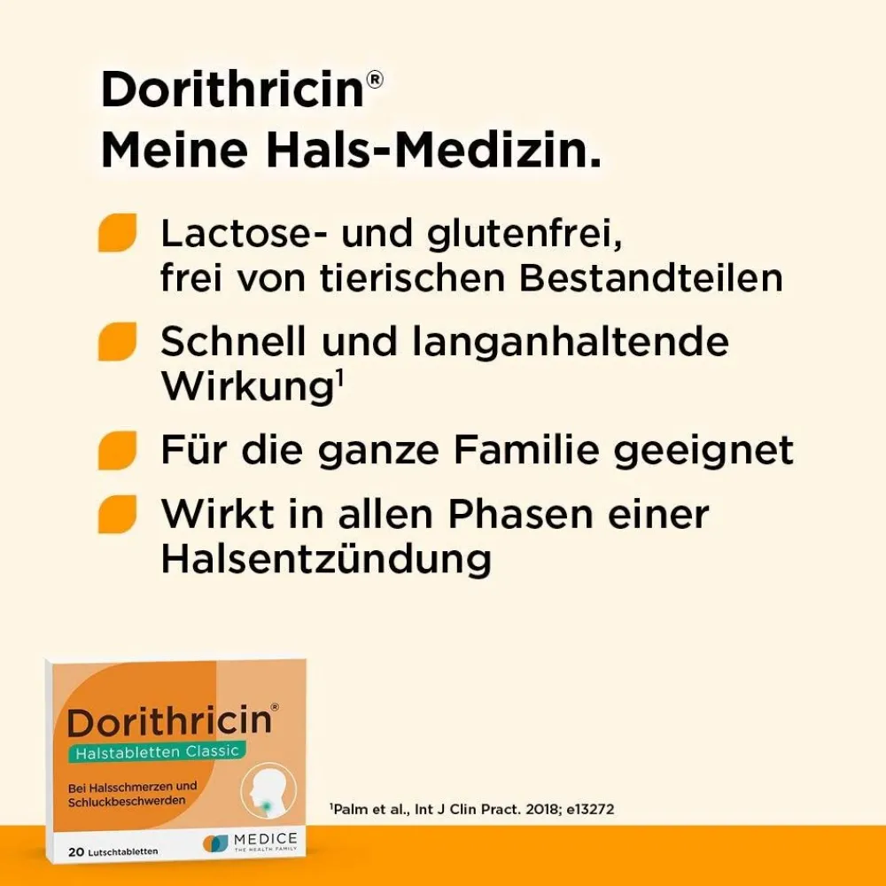® Classic Lutschtabletten bei Halsschmerzen|Dorithricin Outlet