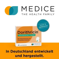 Dorithricin® Classic Lutschtabletten bei Halsschmerzen| Sale