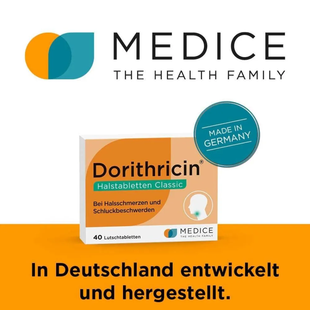 Dorithricin® Classic Lutschtabletten bei Halsschmerzen| Sale
