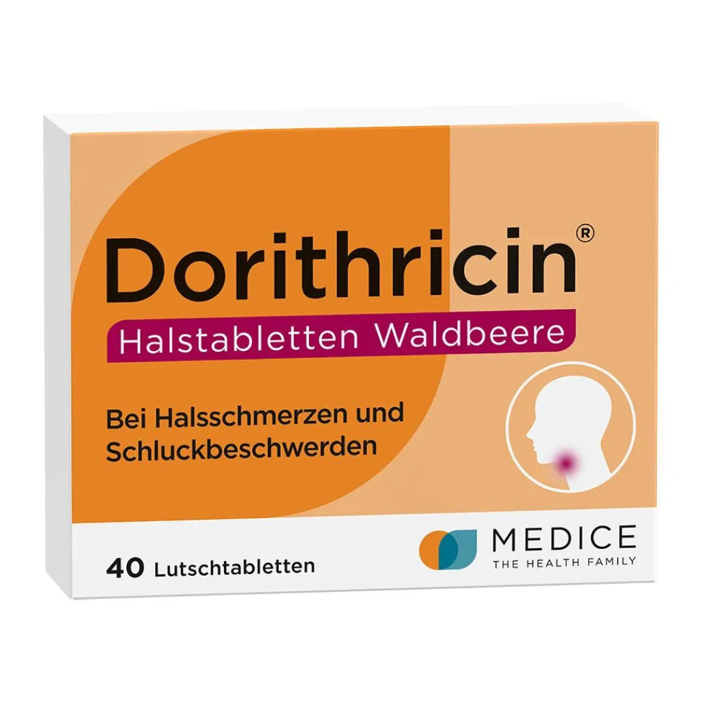 Waldbeere Lutschtabletten bei Halsschmerzen|Dorithricin Clearance