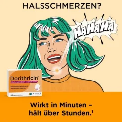 Waldbeere Lutschtabletten bei Halsschmerzen|Dorithricin Clearance