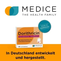 Waldbeere Lutschtabletten bei Halsschmerzen|Dorithricin Clearance