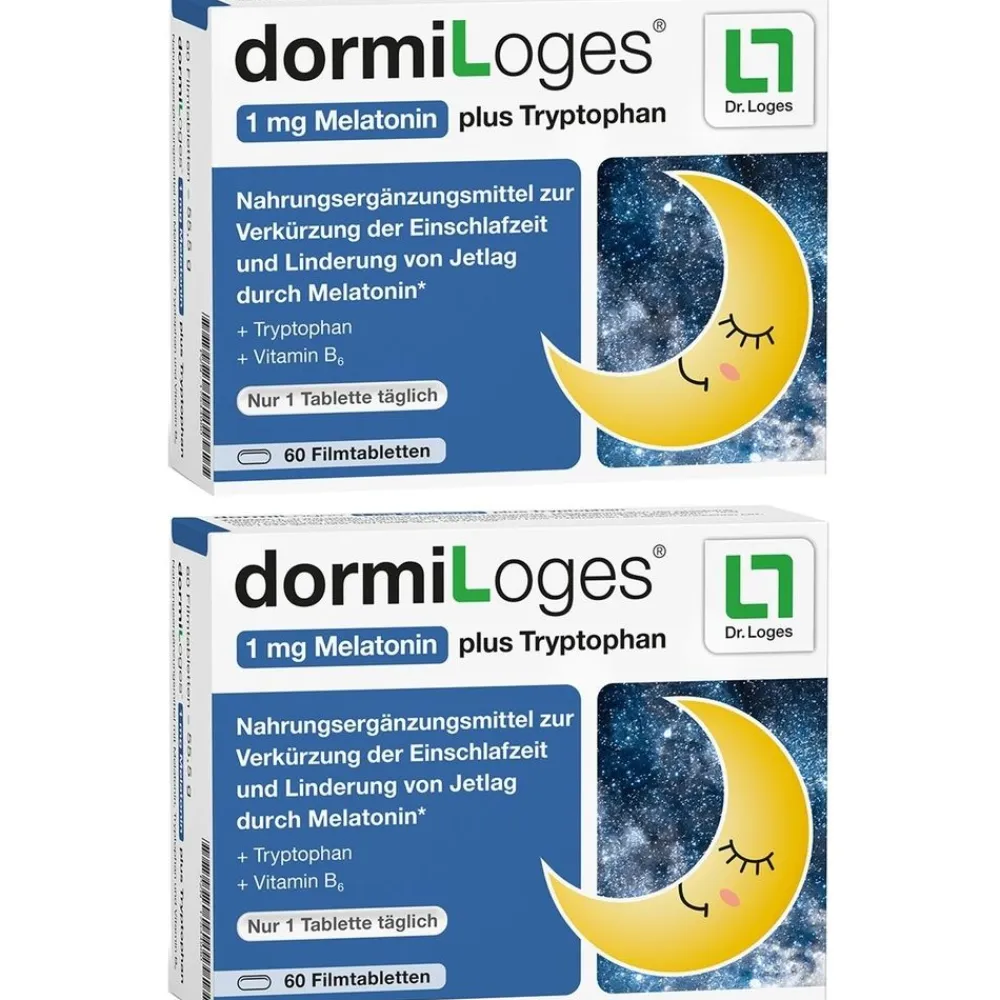 dormiLoges® 1 mg Melatonin plus Tryptophan> New