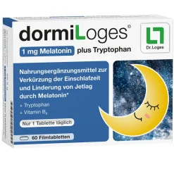 dormiLoges® 1 mg Melatonin plus Tryptophan| Clearance