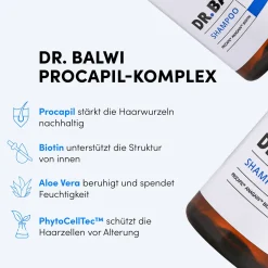 Dr. Balwi Shampoo – Pflegeshampoo bei Haarausfall mit Biotin und Procapil™><noscript><img width=