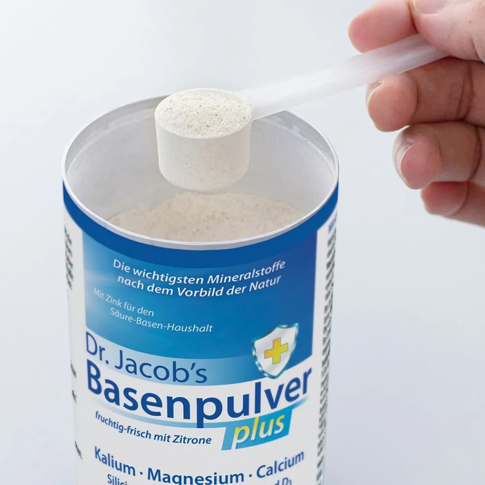 Dr. Jacob's Basenpulver plus Basen-Citrat-Mineralstoffe Kalium Magnesium Calcium|Dr. Jacob's Discount