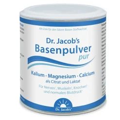 Dr. Jacob's Basenpulver pur Citrat-Laktat Mineralstoffe Kalium Magnesium Calcium| Clearance