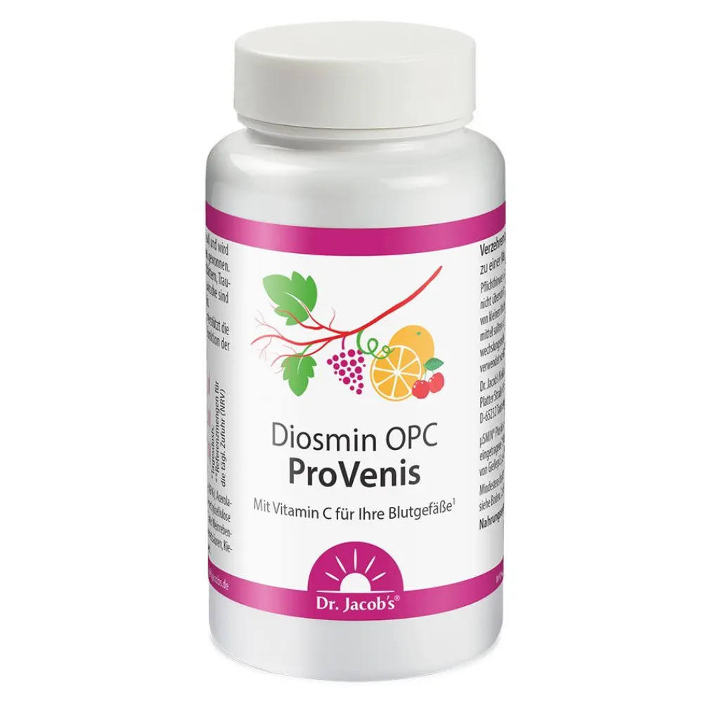 Dr. Jacob's Diosmin OPC ProVenis Polyphenole Weinrebenblätter Acerola-Vitamin C|Dr. Jacob's Sale