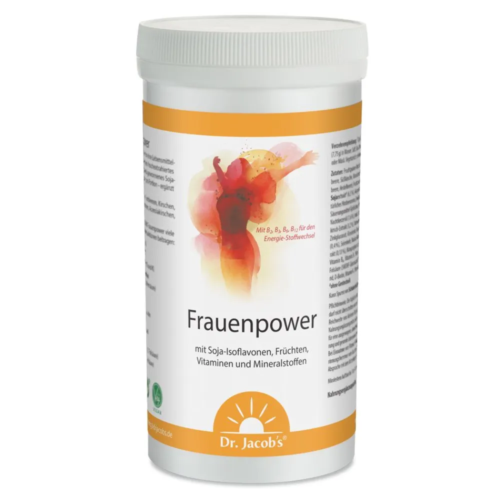Dr. Jacob's Frauenpower Frucht-Getränkepulver Phytoöstrogene aus Soja|Dr. Jacob's Outlet