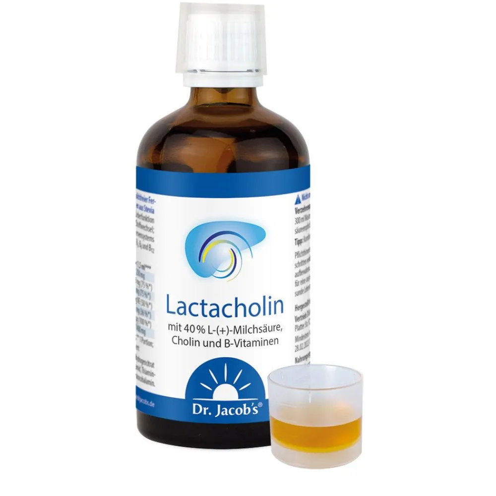 Dr. Jacob's LactaCholin fermentiert Milchsäure Cholin Vitamin-B-Komplex vegan|Dr. Jacob's Online