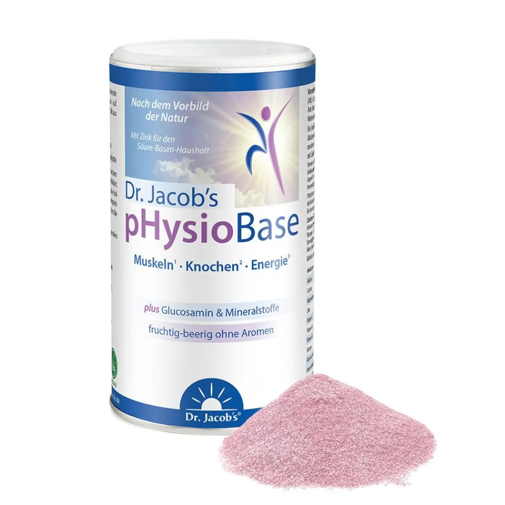 Dr.Jacob's pHysioBase Citrat-Basenpulver Kalium Magnesium Calcium Glucosamin>Dr. Jacob's Online