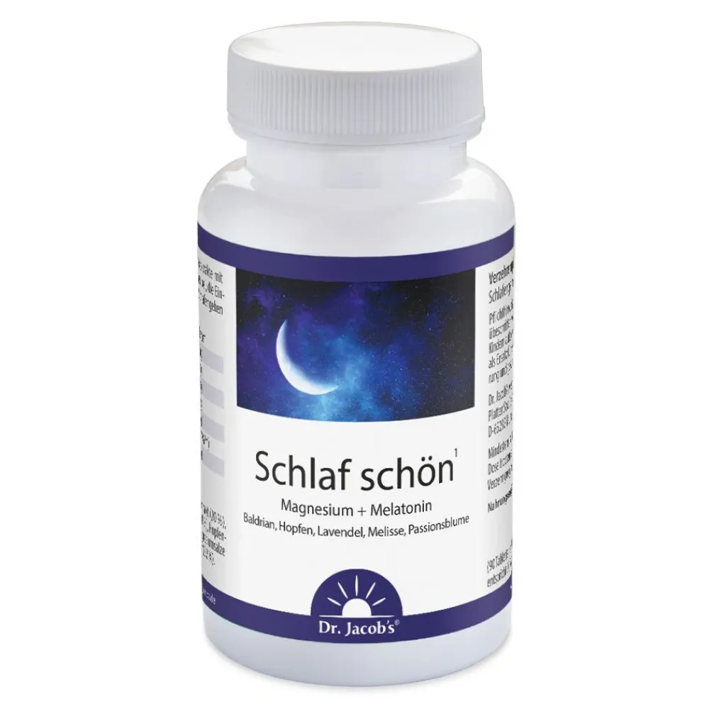 Dr. Jacob's Schlaf schön Melatonin Magnesium Baldrian Hopfen Lavendel Melisse>Dr. Jacob's Outlet