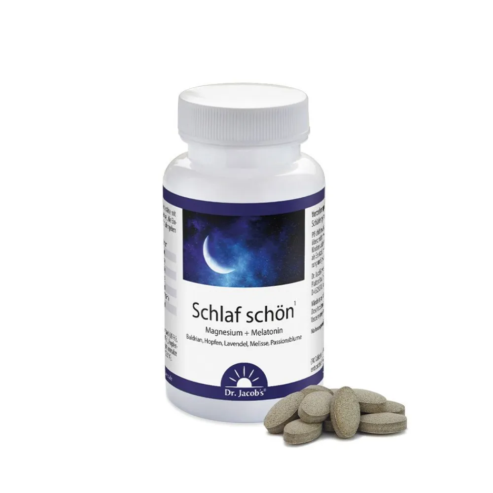 Dr. Jacob's Schlaf schön Melatonin Magnesium Baldrian Hopfen Lavendel Melisse>Dr. Jacob's Outlet
