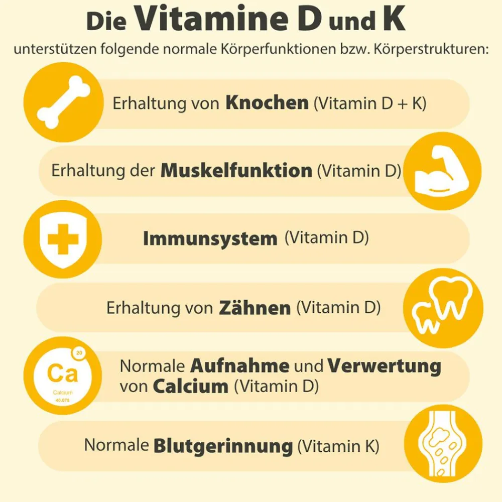 Dr. Jacob's Vitamin K2D3 Öl 1000 IE/50 mcg D3+K2 640 Tropfen vegetarisch|Dr. Jacob's Best