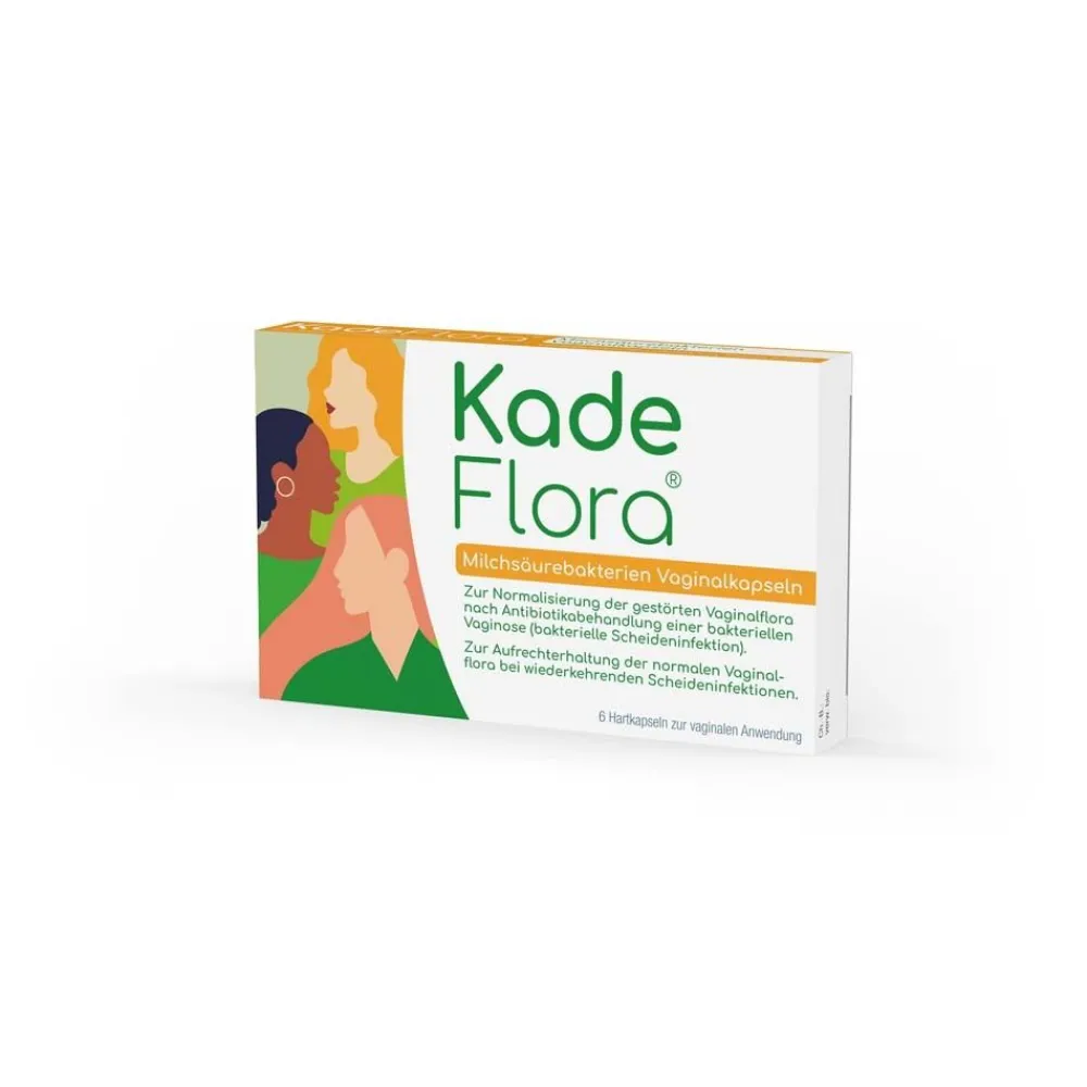 DR. KADE KadeFlora Milchsäurebakterien Vaginalkapseln - zum Aufbau und Erhalt der Vaginalflora> New