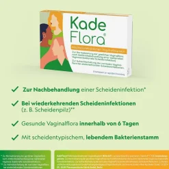 DR. KADE KadeFlora Milchsäurebakterien Vaginalkapseln - zum Aufbau und Erhalt der Vaginalflora><noscript><img width=