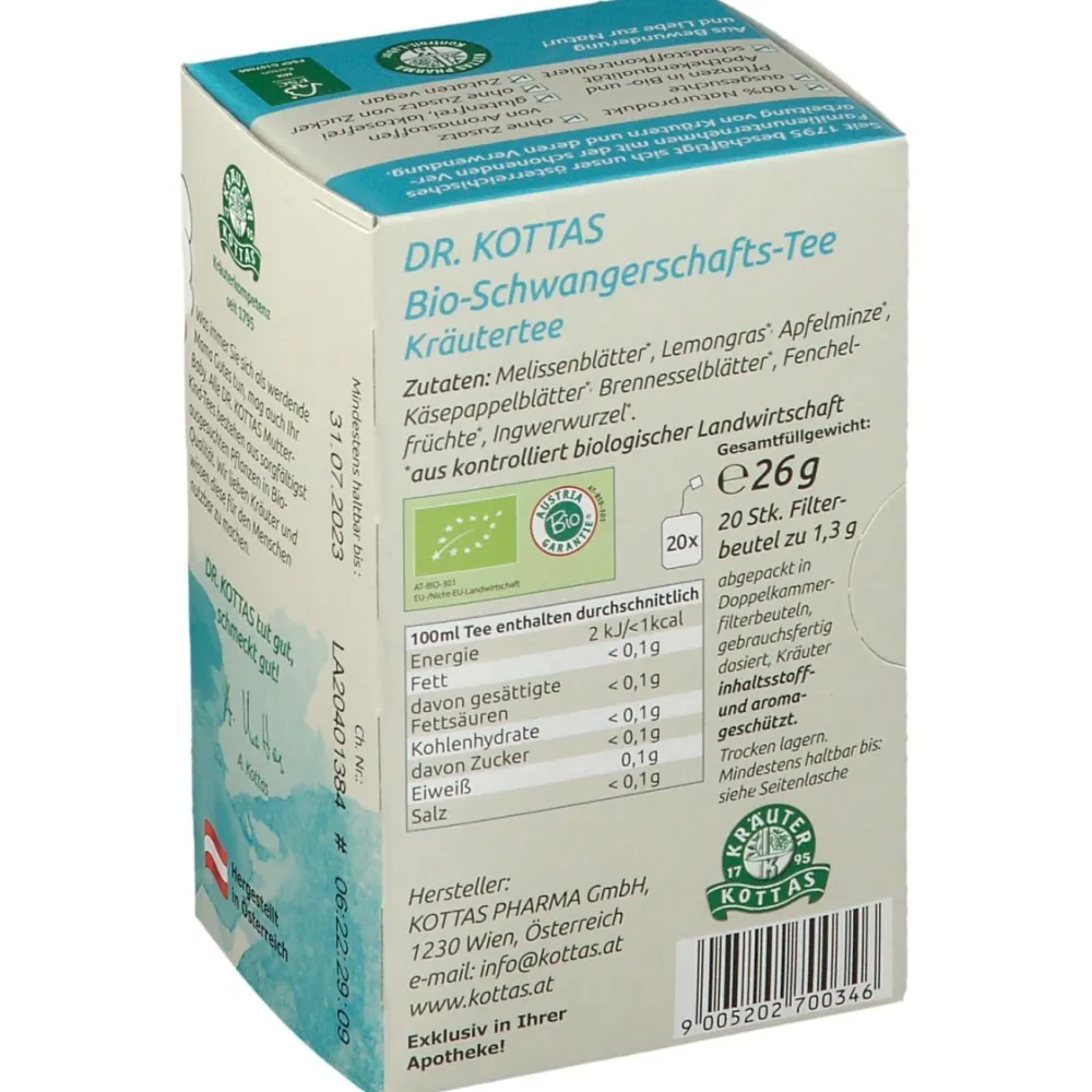 Bio-Schwangerschafts-Tee|Dr. Kottas New
