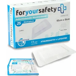 Dr. Kuechler Medical® 25 Stück Wundpflaster steril, besonders hautfreundlich, sensitiv, 10x15cm| Best