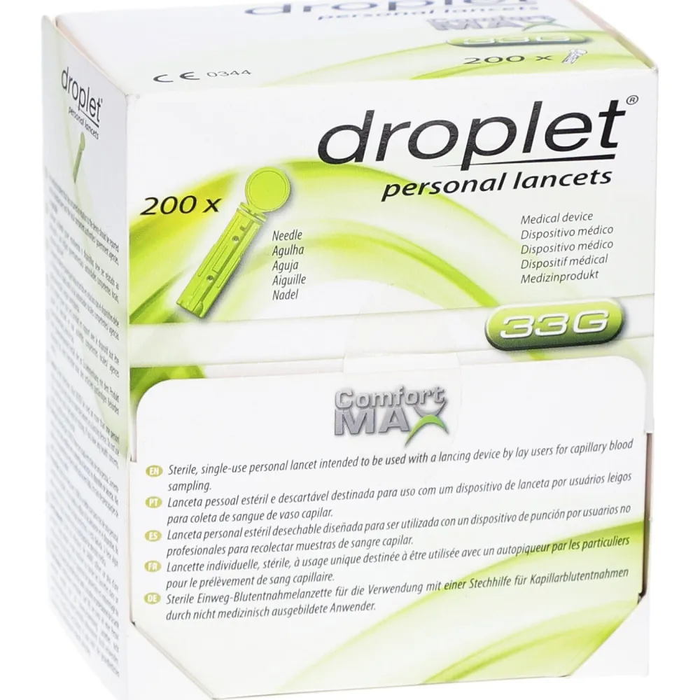 droplet® personal lancets 33G> Sale