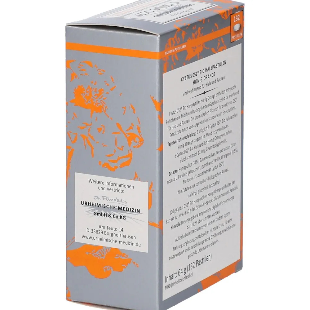 Dr. Pandalis 052® Bio Halspastillen – Honig-Orange>Cystus Sale