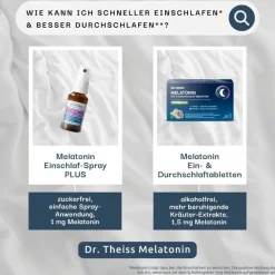 DR. THEISS MELATONIN EIN-& DURCHSCHLAF-TABLETTEN><noscript><img width=