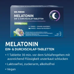 DR. THEISS MELATONIN EIN-& DURCHSCHLAF-TABLETTEN><noscript><img width=