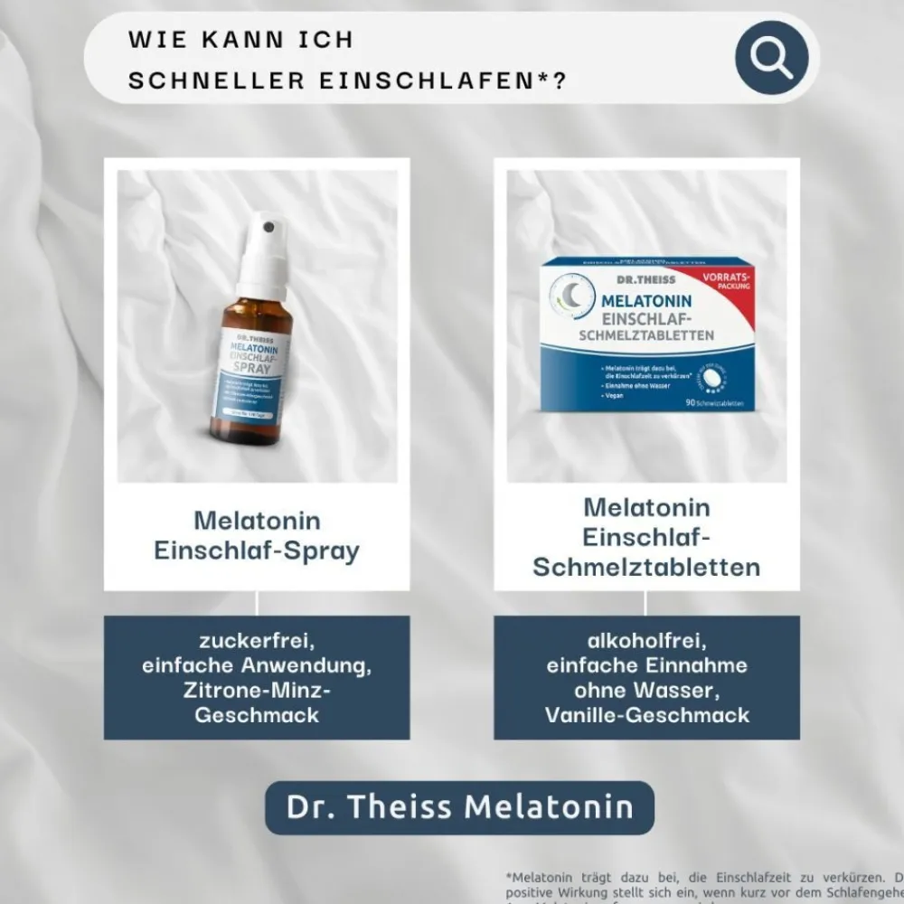 DR. THEISS Melatonin Einschlaf-Schmelztabletten|