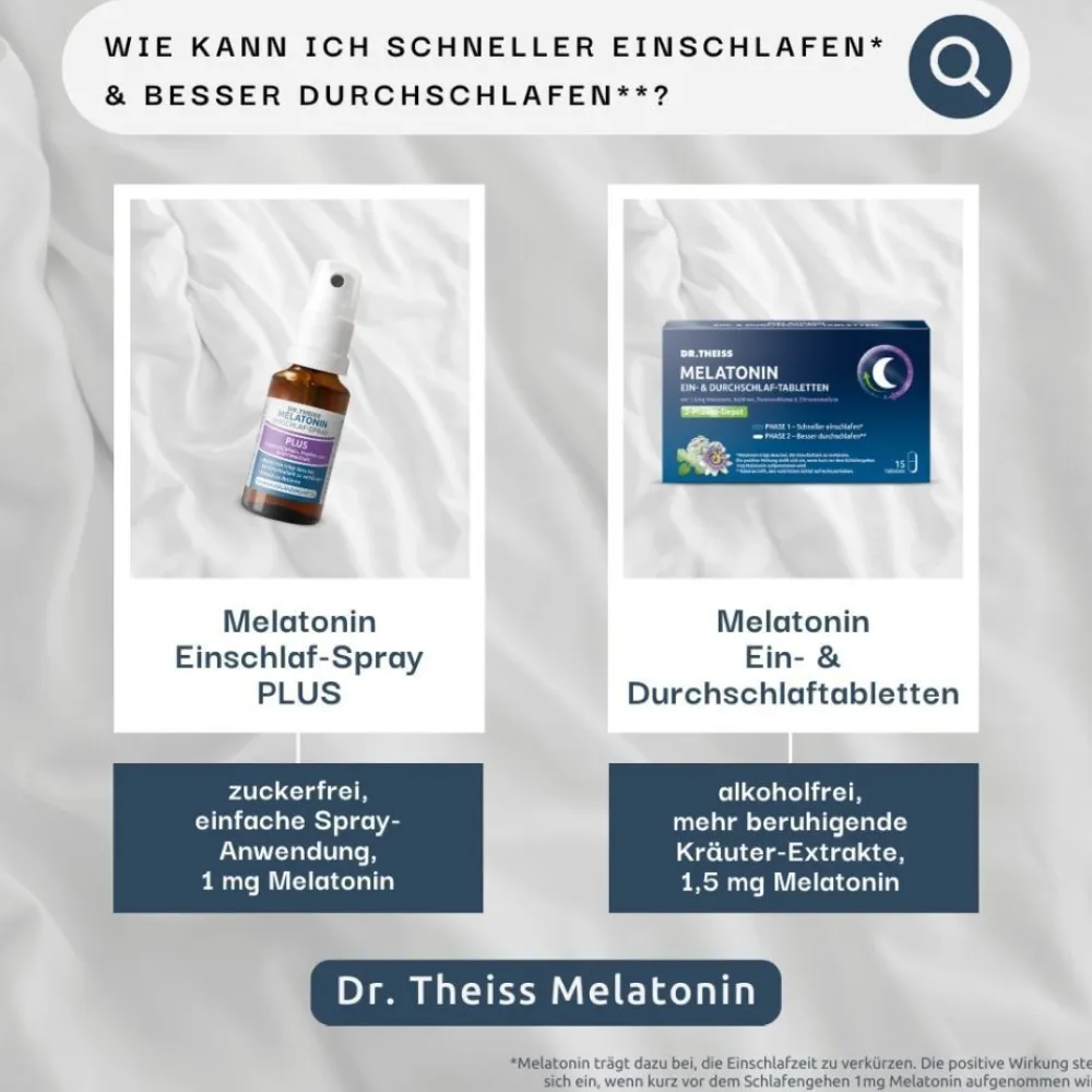 Melatonin Einschlaf-Spray Plus>DR. THEISS Online