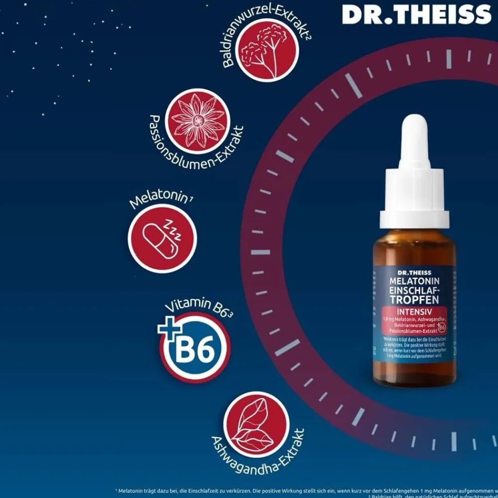 DR.THEISS Melatonin Einschlaf-Tropfen intensiv|